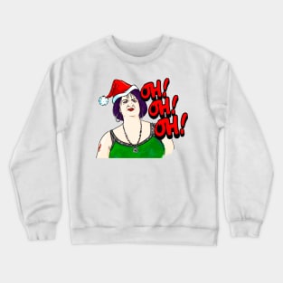 Christmas Nessa OH! OH! OH! Crewneck Sweatshirt